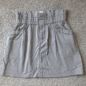 American Eagle Outfitters- Mini paper bag style skirt.